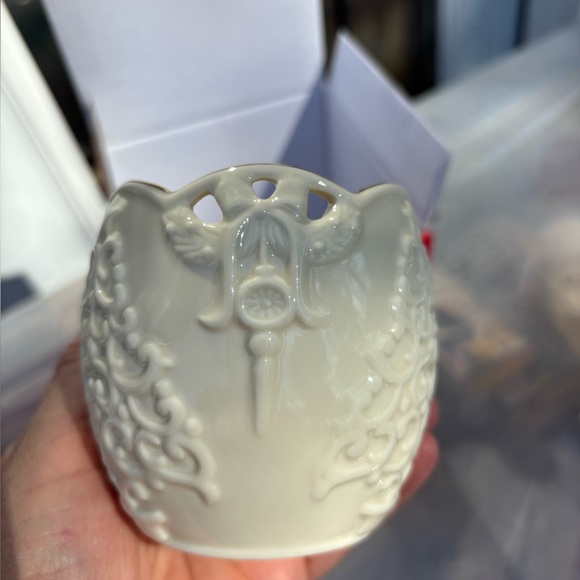 Lenox Other - Lenox American By Design Merry Lights Cream and Gold Accent Candle Holder